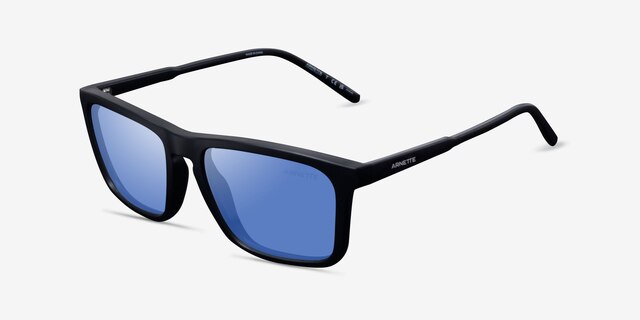 ARNETTE Shyguy Matte Black PlasticSunglass Frames from EyeBuyDirect, Angle View