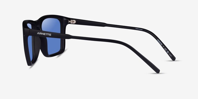 ARNETTE Shyguy Matte Black PlasticSunglass Frames from EyeBuyDirect, Side View