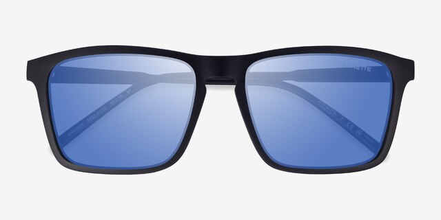 ARNETTE Shyguy Matte Black PlasticSunglass Frames from EyeBuyDirect, Closed View