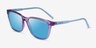 ARNETTE Cortex Transparent Violet PlasticSunglass Frames from EyeBuyDirect, Angle View