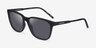ARNETTE Cortex Matte Black PlasticSunglass Frames from EyeBuyDirect, Angle View
