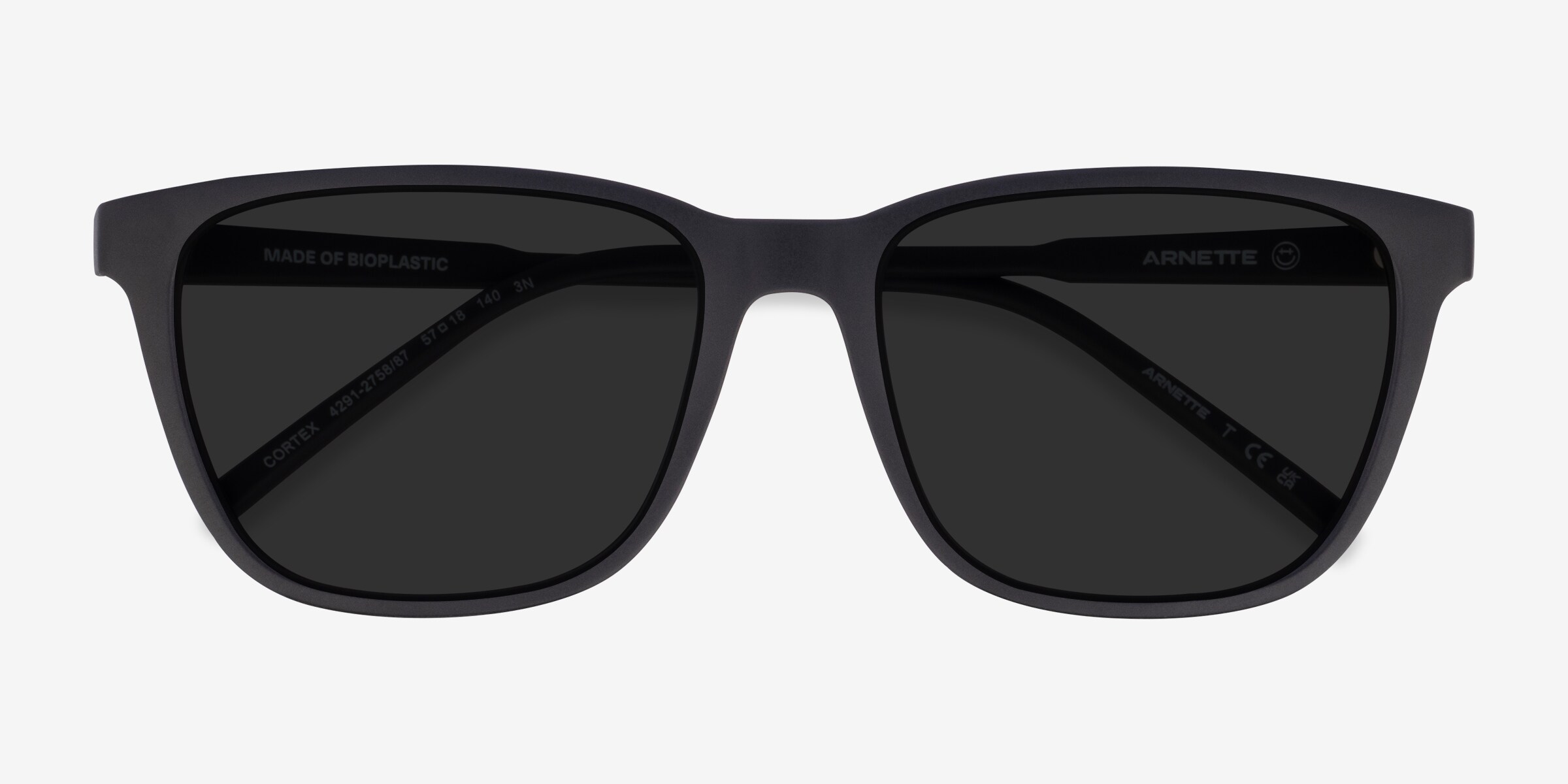 Arnette Black Sunglasses Arnette AN4333 Sunglasses | FramesDirect.com main image 4