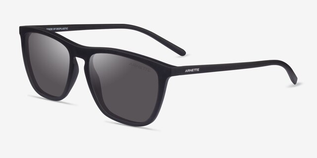 ARNETTE Fry Matte Black PlasticSunglass Frames from EyeBuyDirect, Angle View