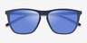 ARNETTE Fry Navy PlasticSunglass Frames from EyeBuyDirect, Closed View