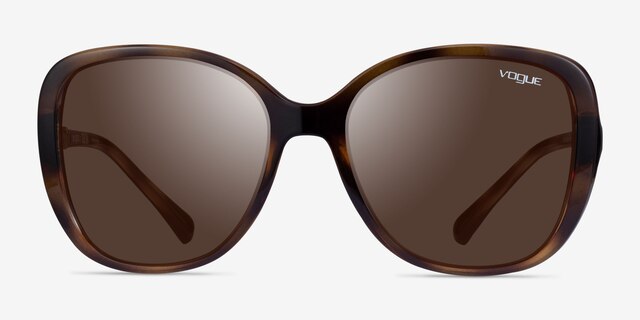 Vogue Eyewear VO5154SB Dark Tortoise PlasticSunglass Frames from EyeBuyDirect, Front View