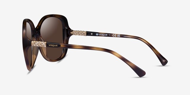 Vogue Eyewear VO5154SB Dark Tortoise PlasticSunglass Frames from EyeBuyDirect, Side View