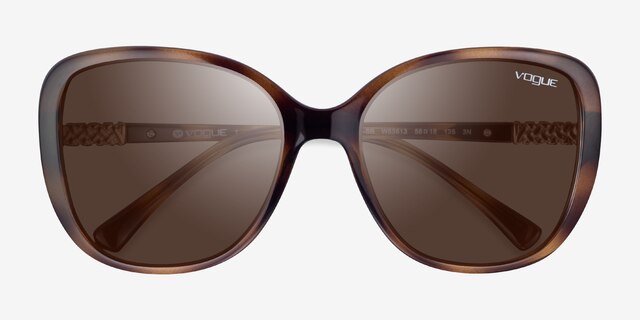 Vogue Eyewear VO5154SB Dark Tortoise PlasticSunglass Frames from EyeBuyDirect, Closed View