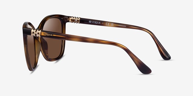 Vogue Eyewear VO5243SB Dark Tortoise PlasticSunglass Frames from EyeBuyDirect, Side View