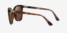 Vogue Eyewear VO5243SB Dark Tortoise PlasticSunglass Frames from EyeBuyDirect, Side View
