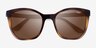 Vogue Eyewear VO5243SB Dark Tortoise PlasticSunglass Frames from EyeBuyDirect, Closed View