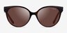 Vogue Eyewear VO5246S Dark Tortoise PlasticSunglass Frames from EyeBuyDirect, Front View