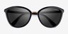 Vogue Eyewear VO5270S Black PlasticSunglass Frames from EyeBuyDirect, Closed View