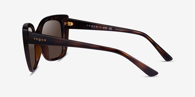 Vogue Eyewear VO5337S Dark Tortoise PlasticSunglass Frames from EyeBuyDirect, Side View