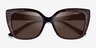 Vogue Eyewear VO5337S Dark Tortoise PlasticSunglass Frames from EyeBuyDirect, Closed View