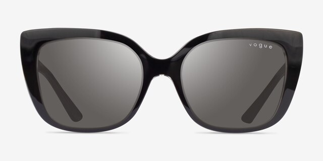 Vogue Eyewear VO5337S Black Clear PlasticSunglass Frames from EyeBuyDirect, Front View