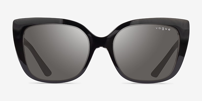 Vogue Eyewear VO5337S Black Clear Plastic Sunglass Frames from EyeBuyDirect