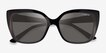 Vogue Eyewear VO5337S Black Clear PlasticSunglass Frames from EyeBuyDirect, Closed View