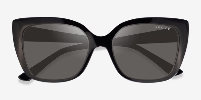 Vogue Eyewear VO5337S Black Clear PlasticSunglass Frames from EyeBuyDirect, Closed View