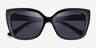Vogue Eyewear VO5337S Black PlasticSunglass Frames from EyeBuyDirect, Closed View