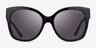 Vogue Eyewear VO5338S Black AcetateSunglass Frames from EyeBuyDirect, Front View