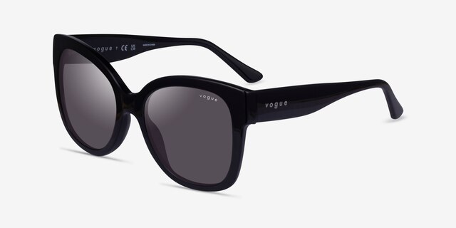 Vogue Eyewear VO5338S Black AcetateSunglass Frames from EyeBuyDirect, Angle View
