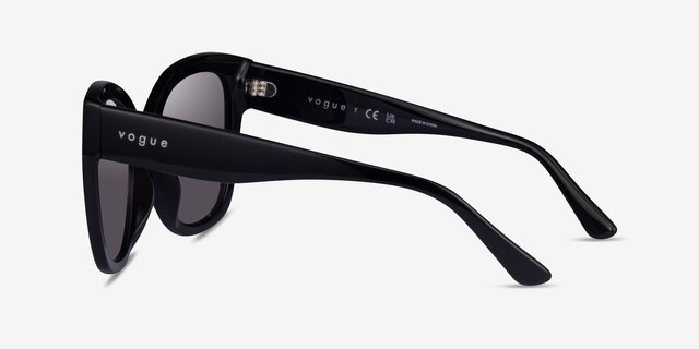 Vogue Eyewear VO5338S Black AcetateSunglass Frames from EyeBuyDirect, Side View