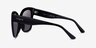 Vogue Eyewear VO5338S Black AcetateSunglass Frames from EyeBuyDirect, Side View