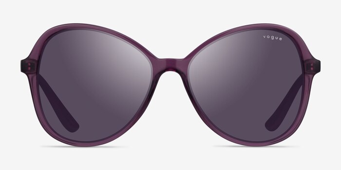 Vogue Eyewear VO5349S Transparent Purple Plastic Sunglass Frames from EyeBuyDirect
