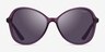 Vogue Eyewear VO5349S Transparent Purple PlasticSunglass Frames from EyeBuyDirect, Front View