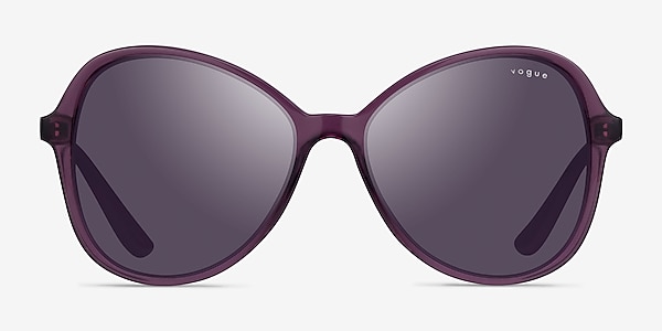 Vogue Eyewear VO5349S Transparent Purple Plastic Sunglass Frames
