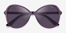 Vogue Eyewear VO5349S Transparent Purple PlasticSunglass Frames from EyeBuyDirect, Closed View