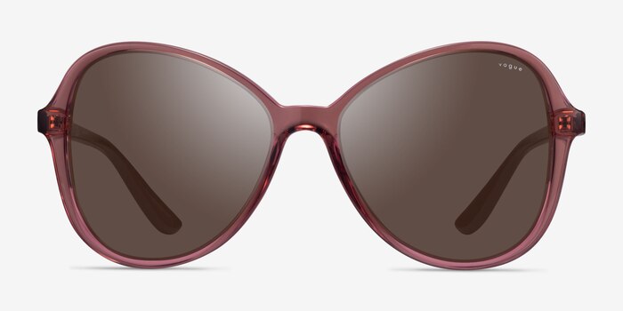 Vogue Eyewear VO5349S Transparent Pink Plastic Sunglass Frames from EyeBuyDirect
