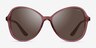 Vogue Eyewear VO5349S Transparent Pink PlasticSunglass Frames from EyeBuyDirect, Front View