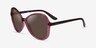 Vogue Eyewear VO5349S Transparent Pink PlasticSunglass Frames from EyeBuyDirect, Angle View