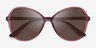 Vogue Eyewear VO5349S Transparent Pink PlasticSunglass Frames from EyeBuyDirect, Closed View
