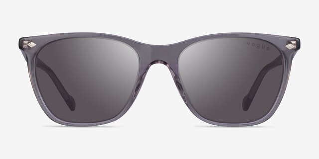 Vogue Eyewear VO5351S Transparent Gray AcetateSunglass Frames from EyeBuyDirect, Front View