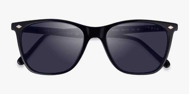 Vogue Eyewear VO5351S Black AcetateSunglass Frames from EyeBuyDirect, Closed View