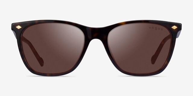 Vogue Eyewear VO5351S Dark Tortoise AcetateSunglass Frames from EyeBuyDirect, Front View