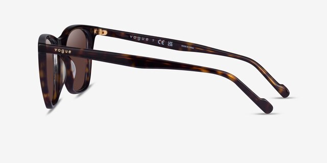 Vogue Eyewear VO5351S Dark Tortoise AcetateSunglass Frames from EyeBuyDirect, Side View
