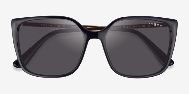Vogue Eyewear VO5353S Black PlasticSunglass Frames from EyeBuyDirect, Closed View