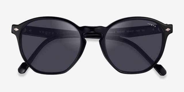 Vogue Eyewear VO5368S Black AcetateSunglass Frames from EyeBuyDirect, Closed View
