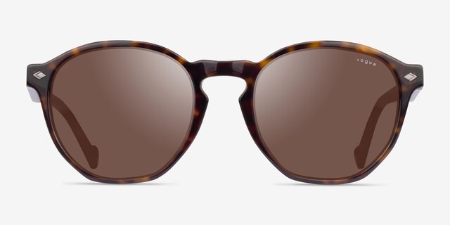 Vogue Eyewear VO5368S Dark Tortoise AcetateSunglass Frames from EyeBuyDirect, Front View