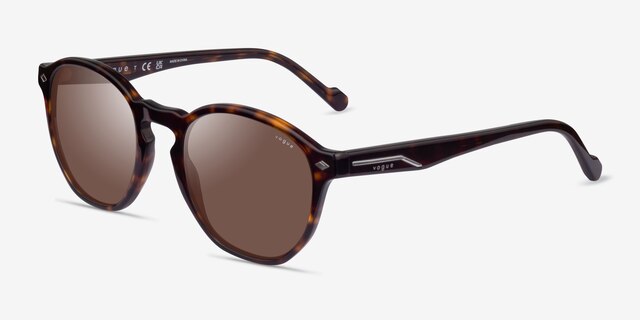 Vogue Eyewear VO5368S Dark Tortoise AcetateSunglass Frames from EyeBuyDirect, Angle View