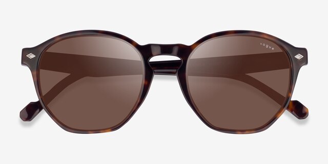 Vogue Eyewear VO5368S Dark Tortoise AcetateSunglass Frames from EyeBuyDirect, Closed View
