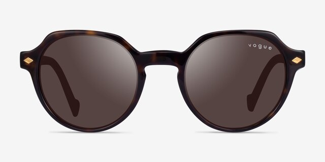 Vogue Eyewear VO5370S Dark Tortoise AcetateSunglass Frames from EyeBuyDirect, Front View