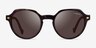 Vogue Eyewear VO5370S Dark Tortoise AcetateSunglass Frames from EyeBuyDirect, Front View