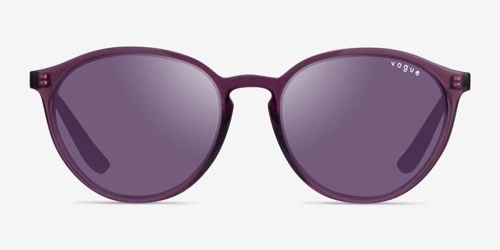 Vogue Eyewear VO5374S Violet Transparent Plastic Sunglass Frames from EyeBuyDirect