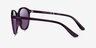Vogue Eyewear VO5374S Violet Transparent PlasticSunglass Frames from EyeBuyDirect, Side View