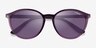 Vogue Eyewear VO5374S Violet Transparent PlasticSunglass Frames from EyeBuyDirect, Closed View