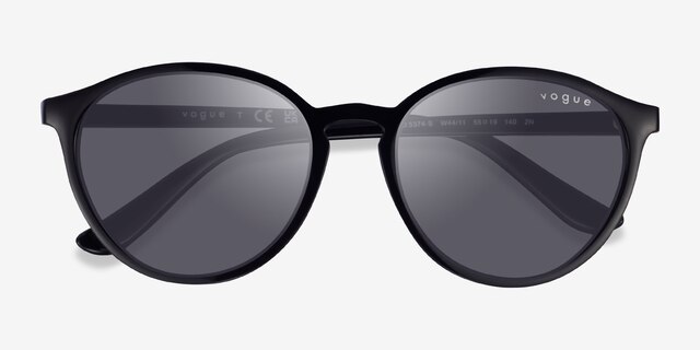 Vogue Eyewear VO5374S Black PlasticSunglass Frames from EyeBuyDirect, Closed View